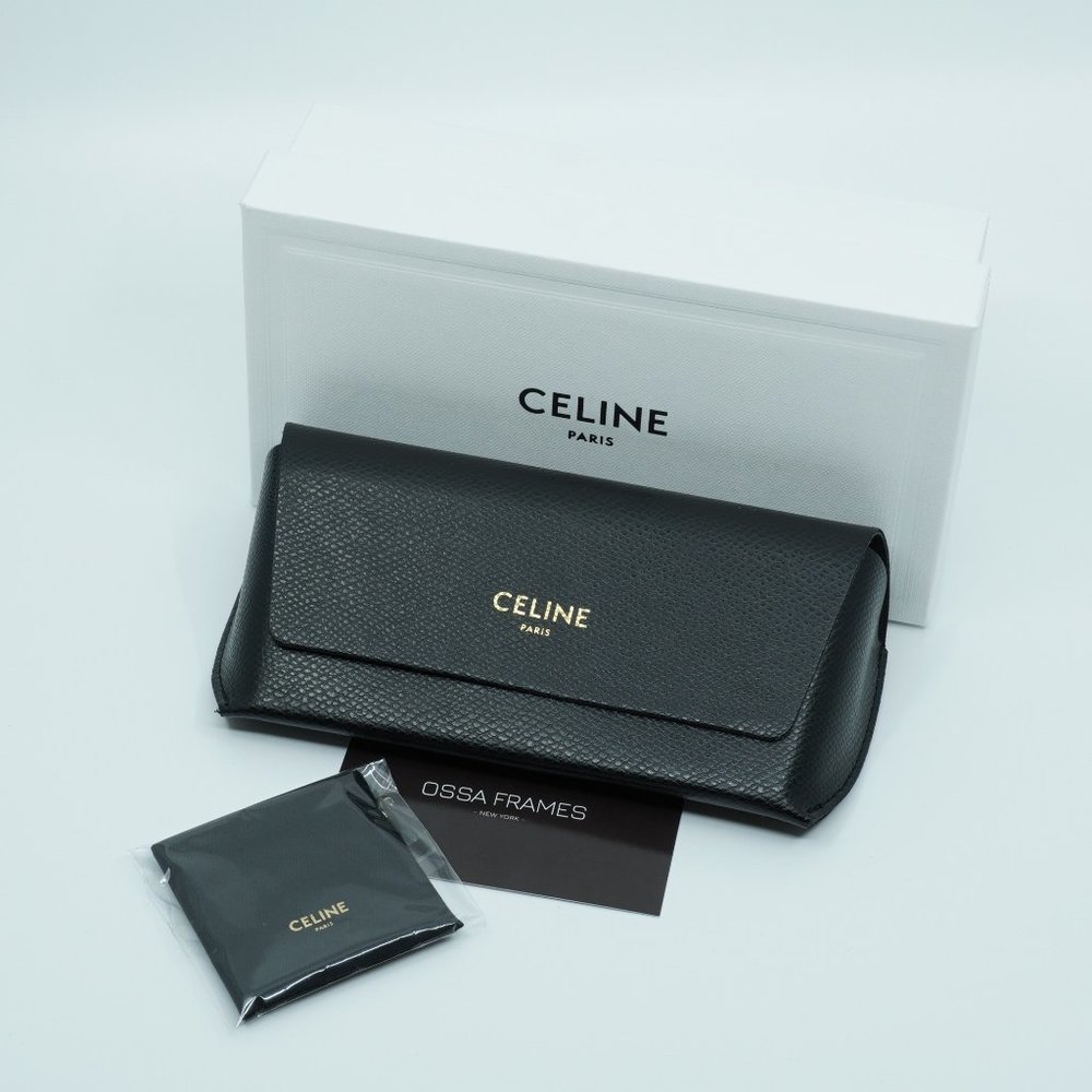 NEW CELINE CL40200I 01A SHINY BLACK /DARK GREY SUNGLASSES - Picture 11 of 11